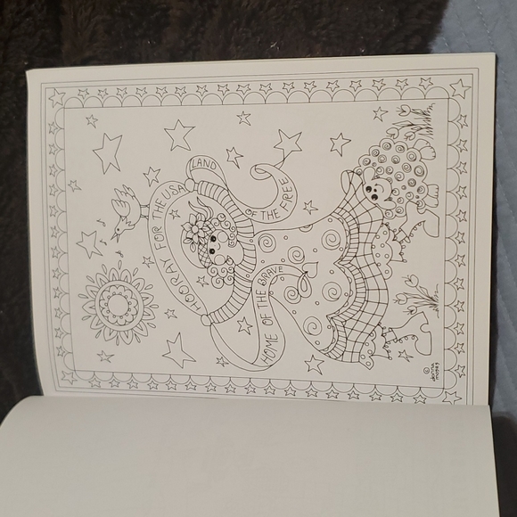 Color America Adult Coloring Book - Picture 3 of 4